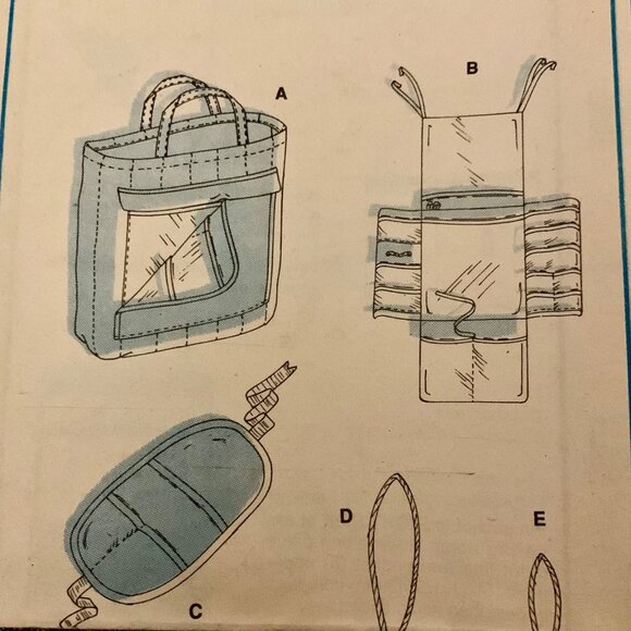 McCalls Crafts Sewing Pattern 7399 Sew Organized Accessories Organizer & Bags - Picture 3 of 5